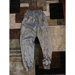 Striped Silk Pant from American Apparel